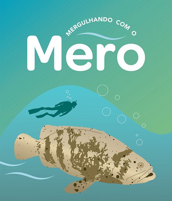 Logo Mergulhando com o Mero